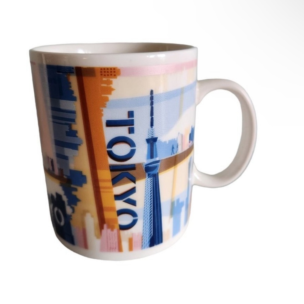 Starbucks Tokyo Japan Ceramic Mug - 14 oz City Scene Collector Series (2015)